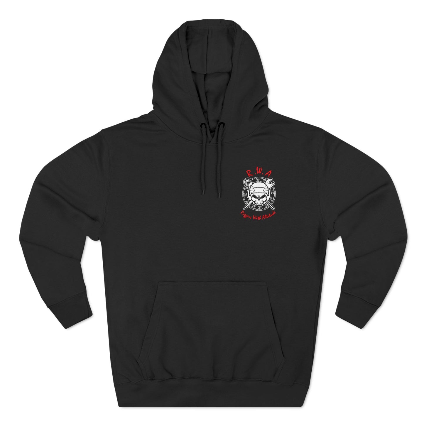 Riggers With ATTiTUDE - Three-Panel Fleece Hoodie