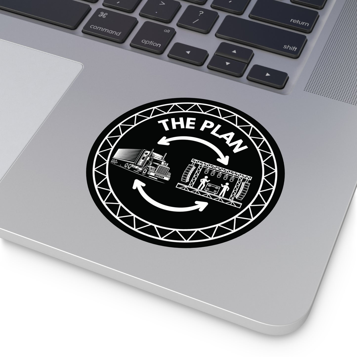 THE PLAN - Road Case Sticker
