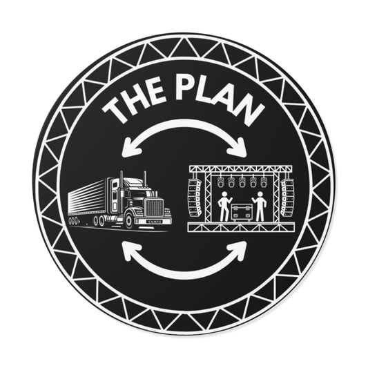 THE PLAN - Road Case Sticker