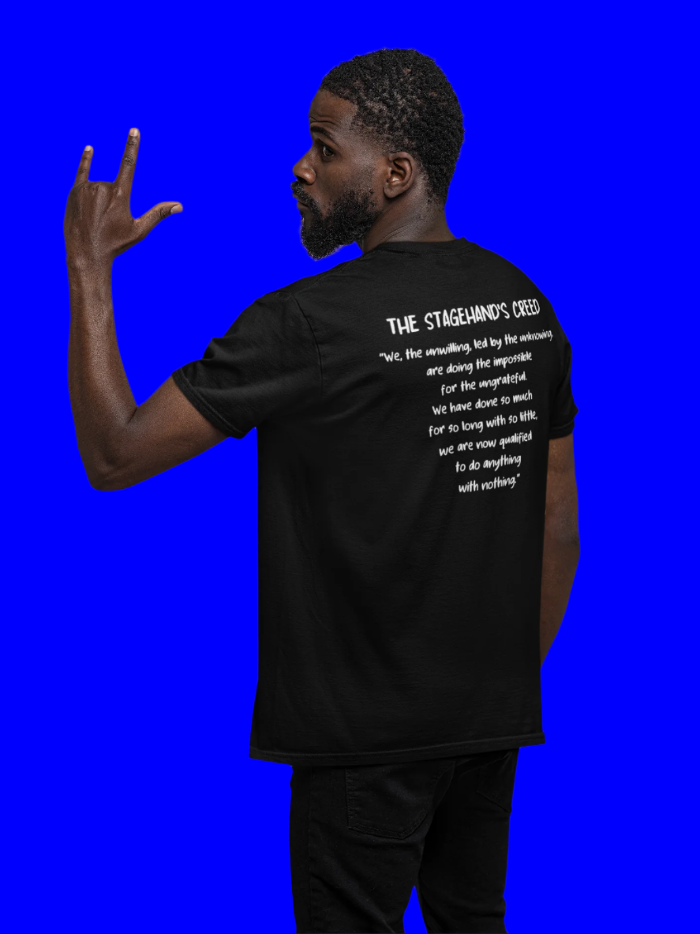 Stagehand's Creed - Unisex Heavy Cotton Tee