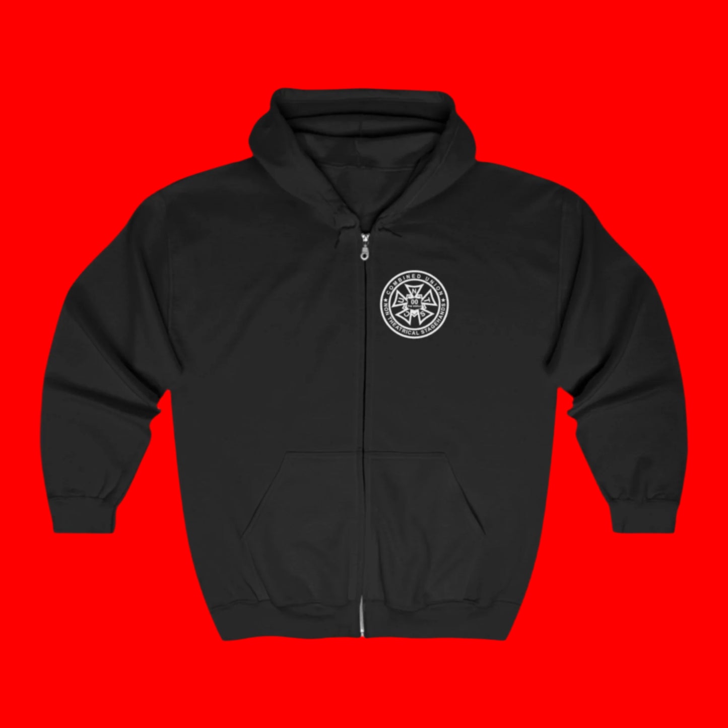 C.U.N.T.S Logo - Full Zip Hooded Sweatshirt