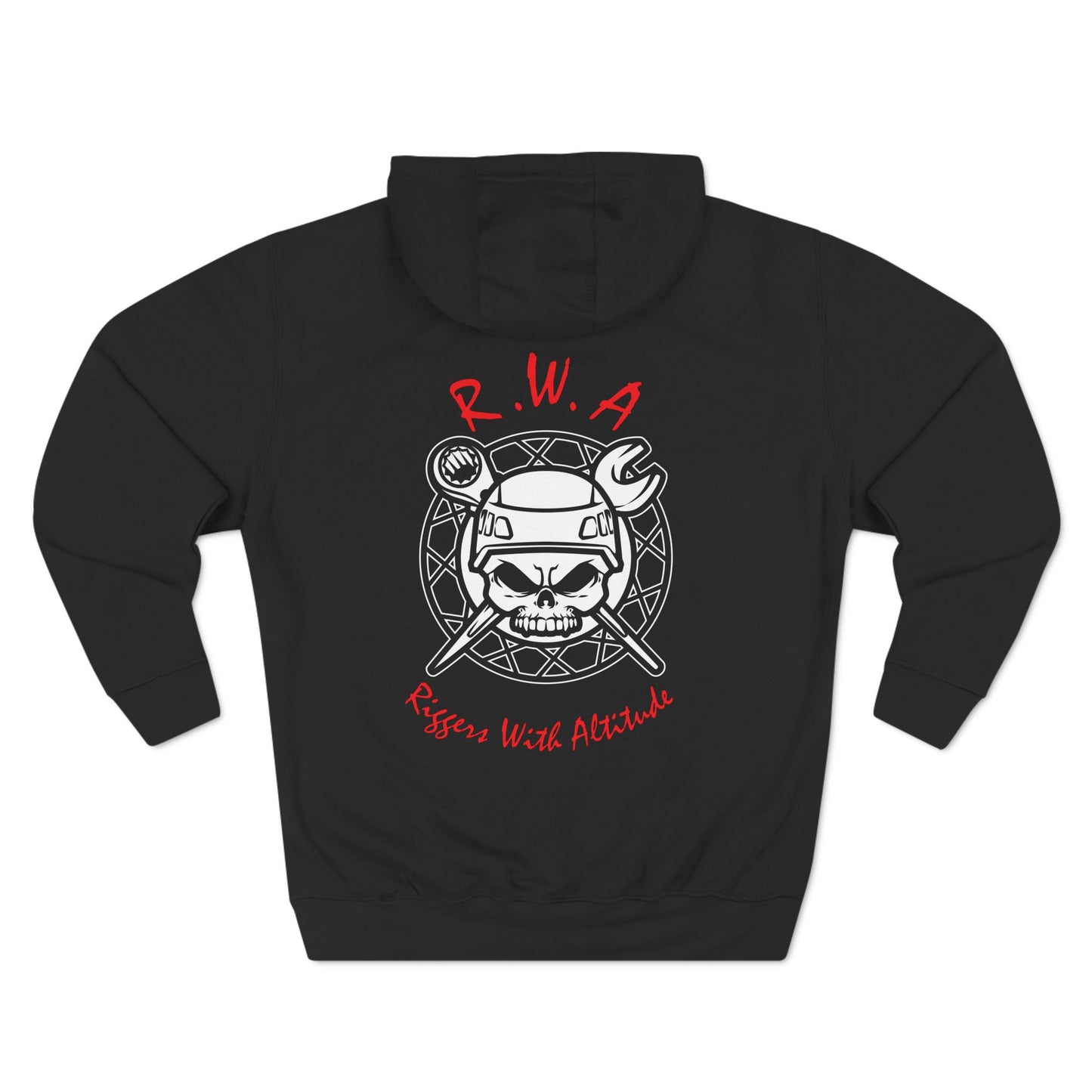 Riggers With ATTiTUDE - Three-Panel Fleece Hoodie
