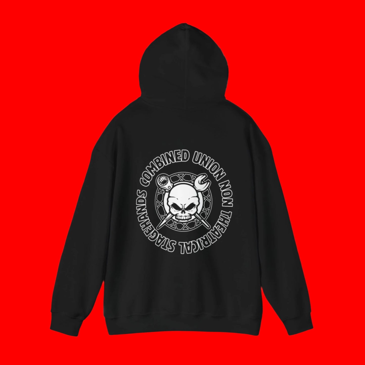 C.U.N.T.S White Skull Logo - Unisex Heavy Blend™ Hooded Sweatshirt