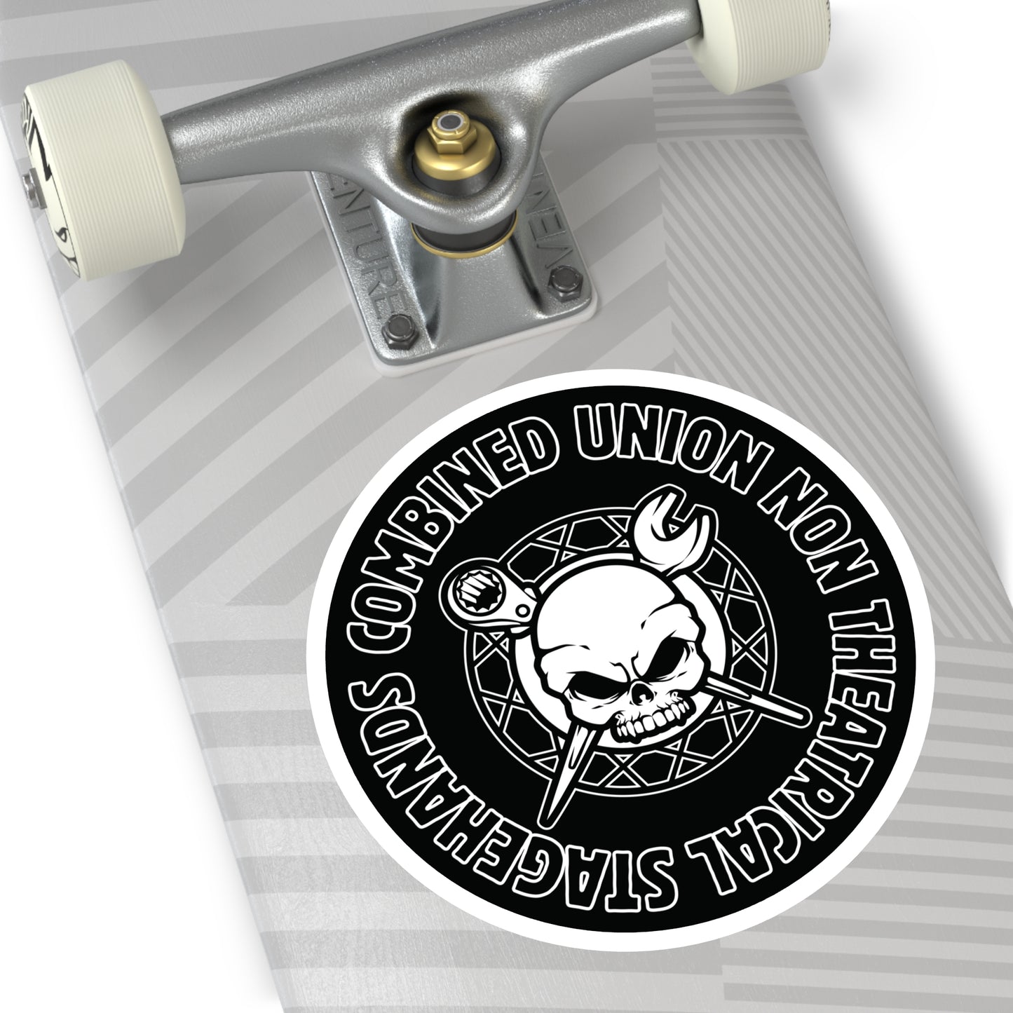 C.U.N.T.S Skull Logo - Round Stickers, Indoor & Outdoor