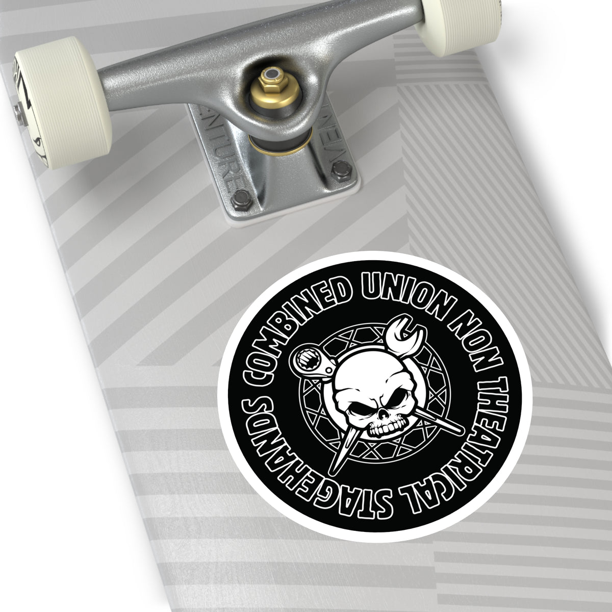 C.U.N.T.S Skull Logo - Round Stickers, Indoor & Outdoor