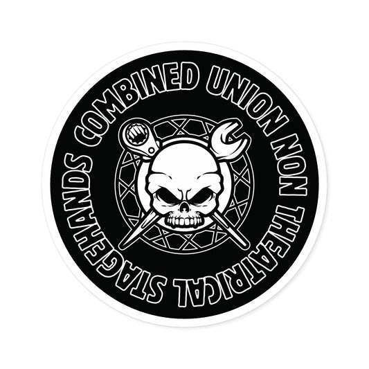 C.U.N.T.S Skull Logo - Road Case Sticker
