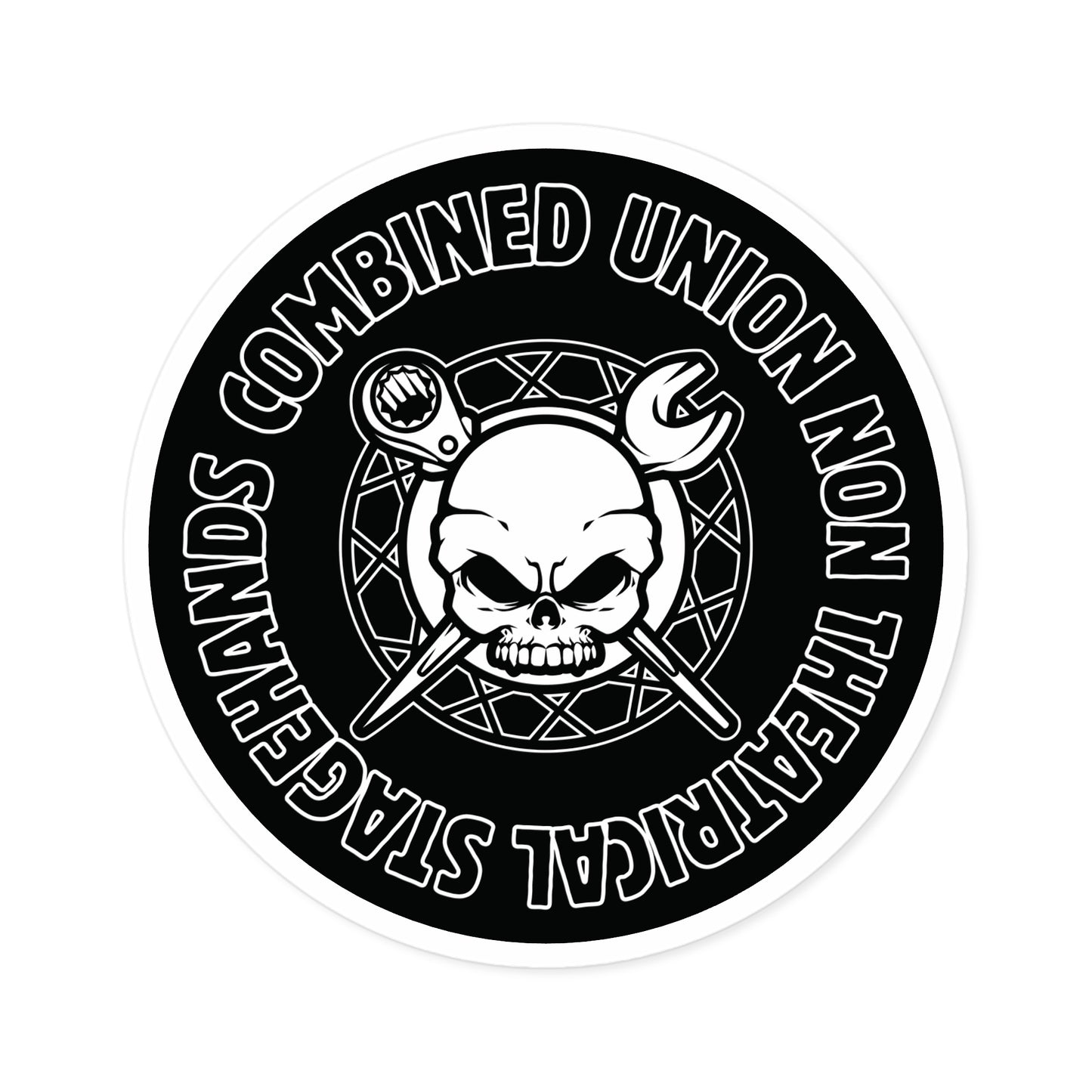 C.U.N.T.S Skull Logo - Round Stickers, Indoor & Outdoor
