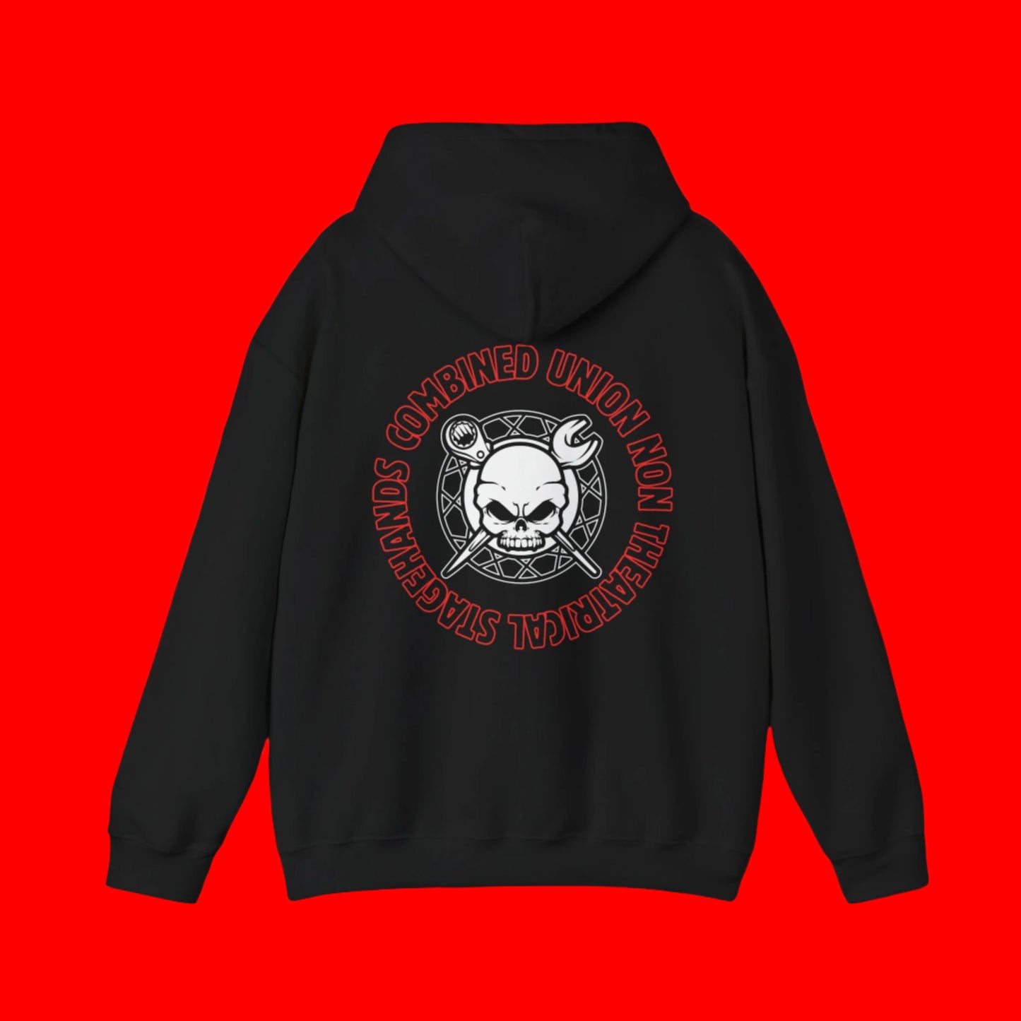 C.U.N.T.S Skull Logo Red - Unisex Heavy Blend™ Hooded Sweatshirt