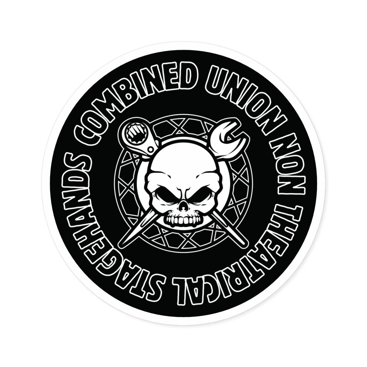C.U.N.T.S Skull Logo - Round Stickers, Indoor & Outdoor