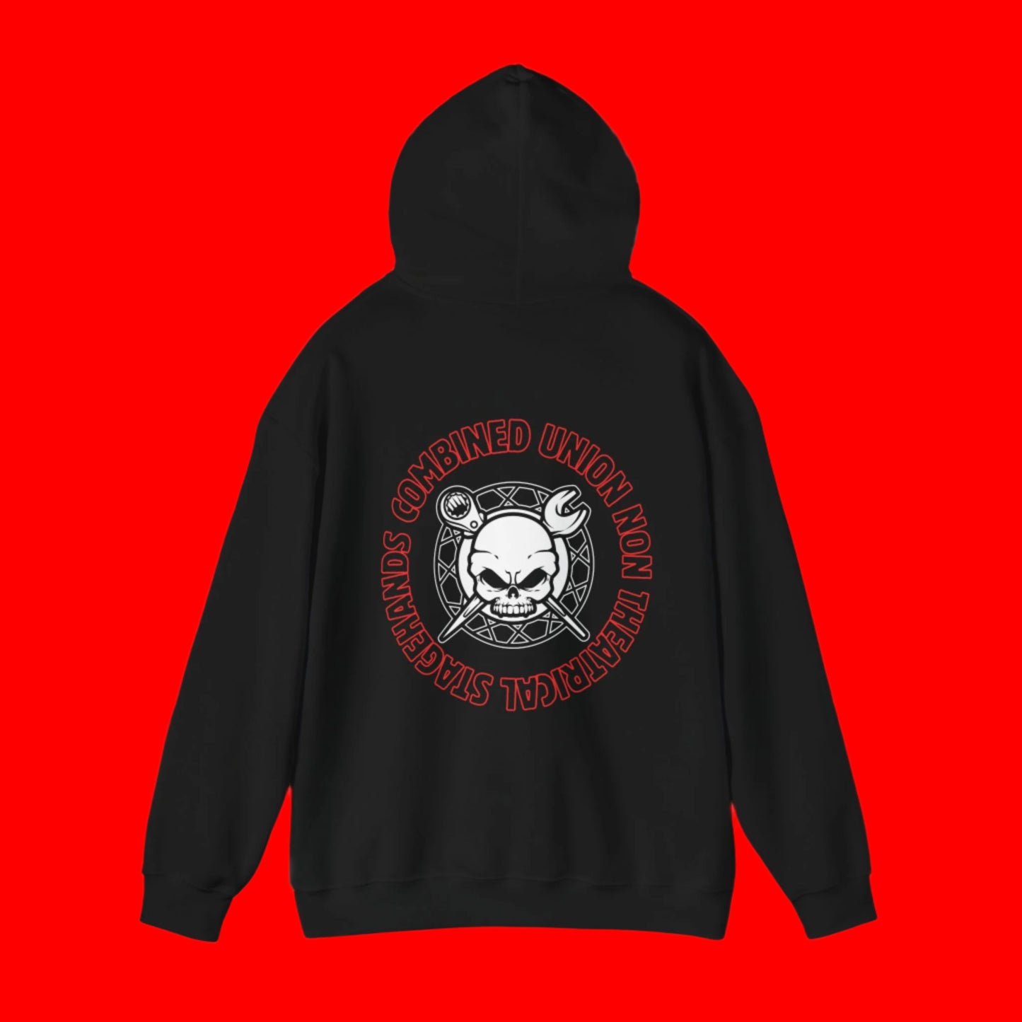 C.U.N.T.S Skull Logo Red - Unisex Heavy Blend™ Hooded Sweatshirt