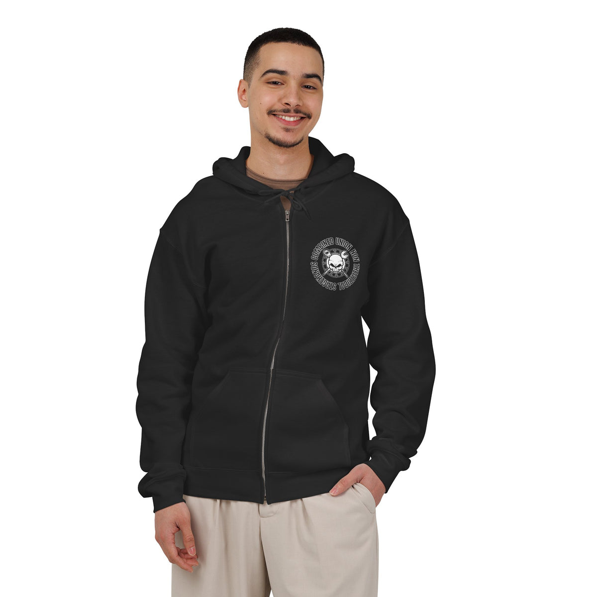 C.U.N.T.S. Skull Logo Zipped Hoodie | Drop Four