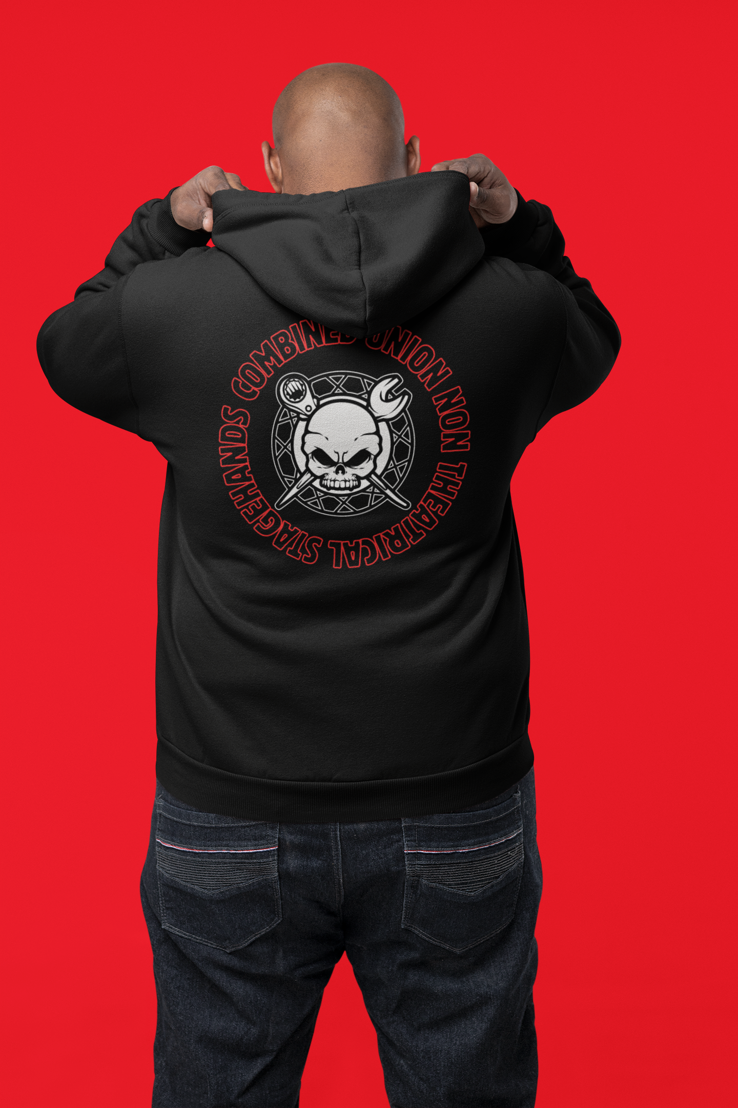 C.U.N.T.S Skull Logo Red - Unisex Heavy Blend™ Hooded Sweatshirt