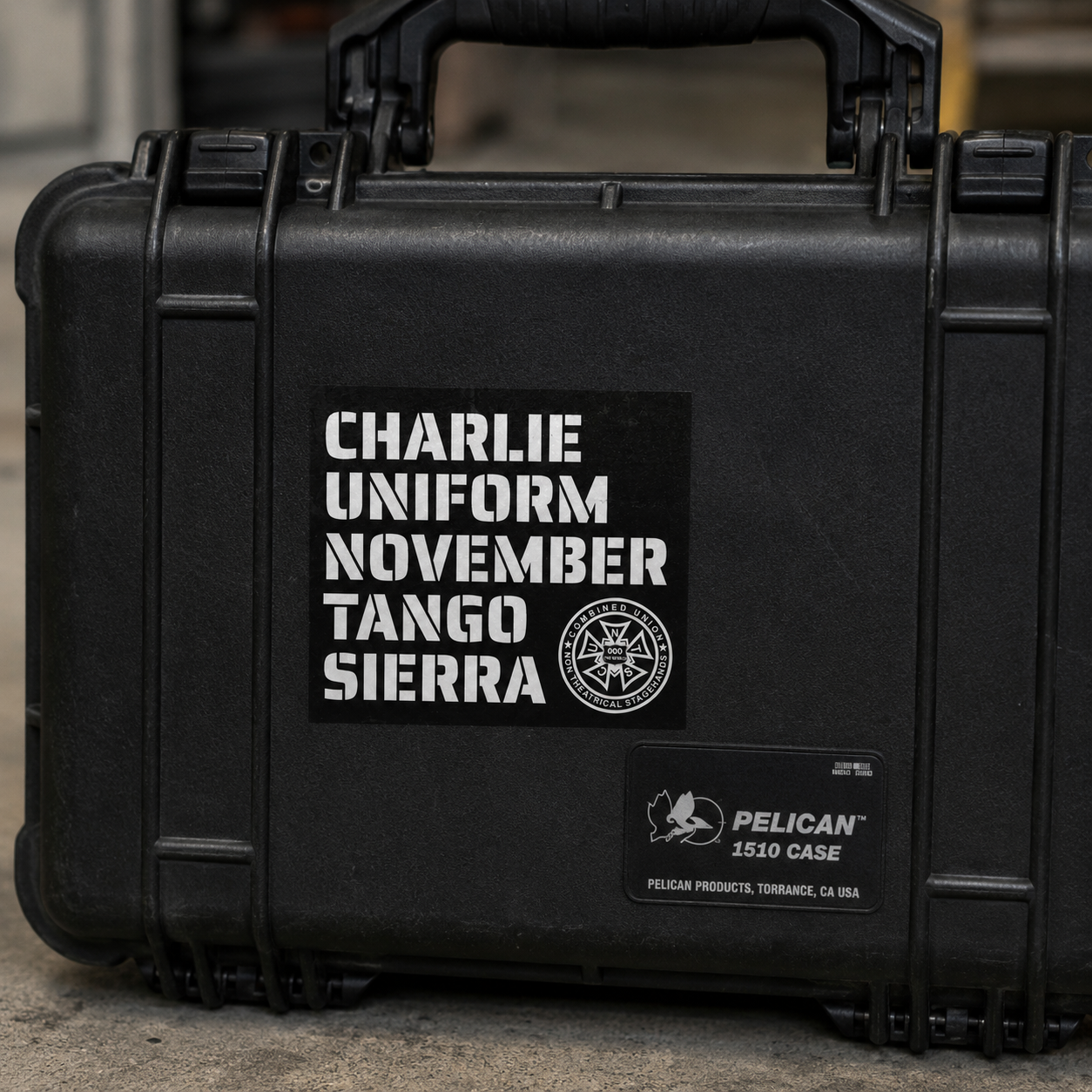 CHARLIE UNIFORM NOVEMBER TANGO SIERRA Sticker