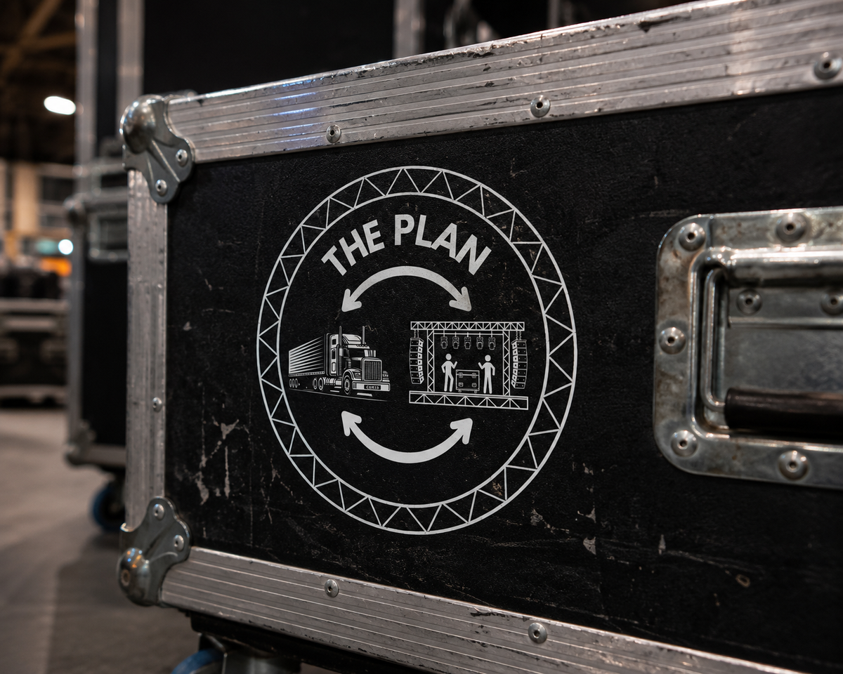 THE PLAN – Road Case Sticker
