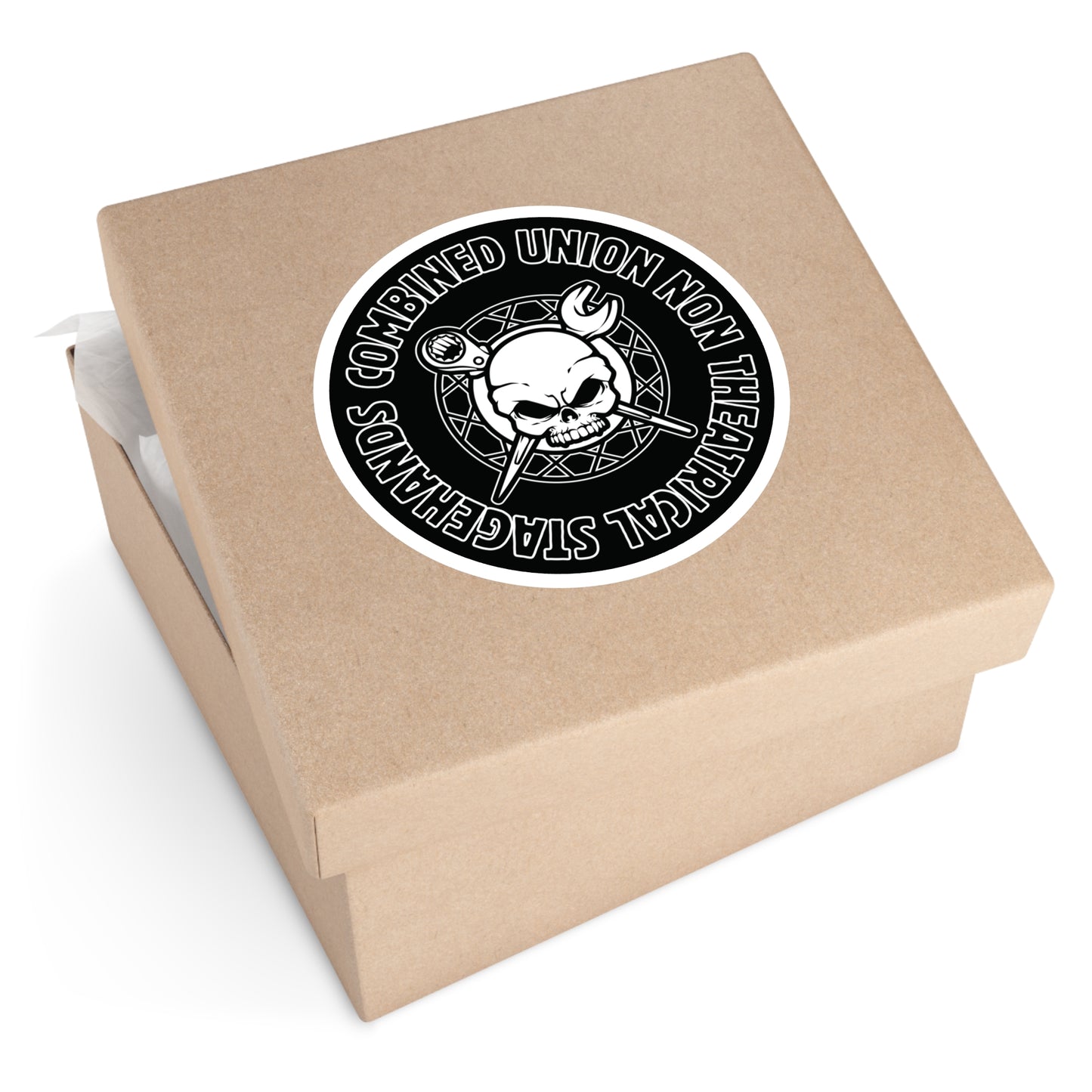 C.U.N.T.S Skull Logo - Round Stickers, Indoor & Outdoor