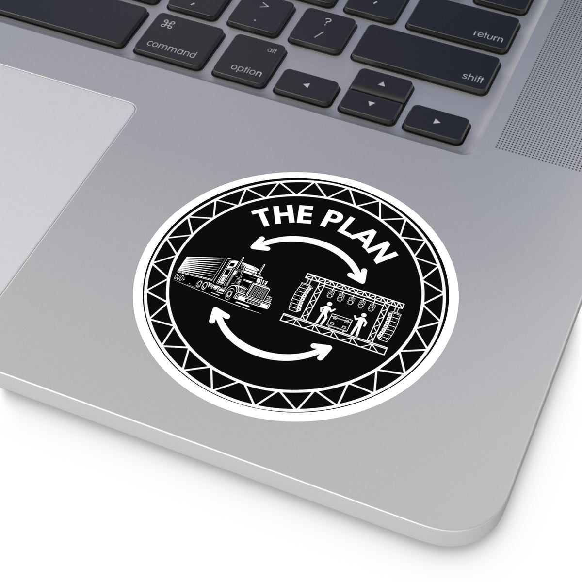 THE PLAN – Road Case Sticker