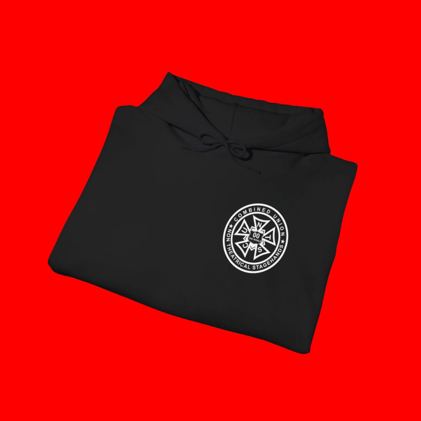 C.U.N.T.S White Skull Logo - Unisex Heavy Blend™ Hooded Sweatshirt