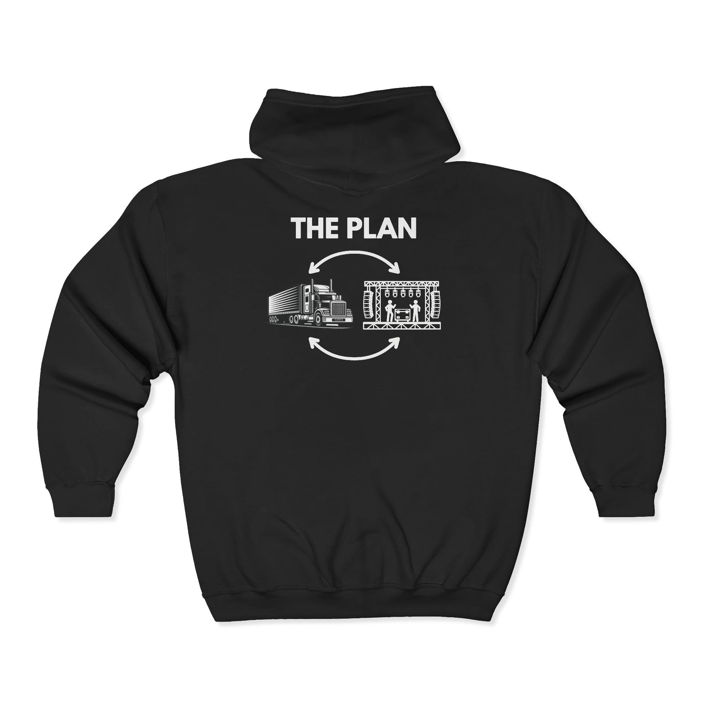 THE PLAN - Zipped Hoodie