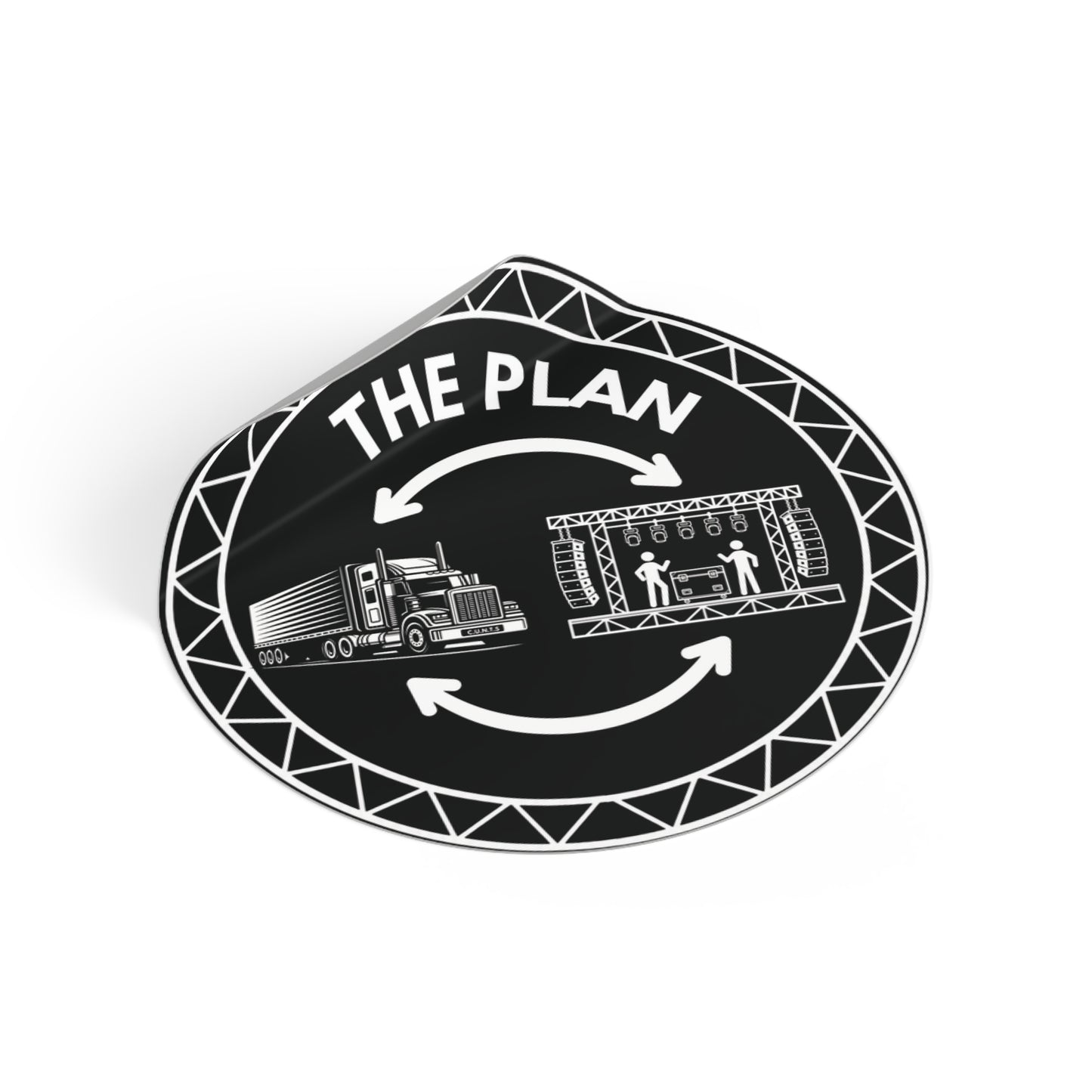 THE PLAN - Road Case Sticker